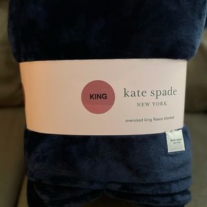 Kate Spade oversized king fleece blanket